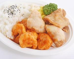 からあげ＆エビチリ弁当