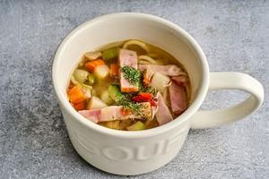 12種野菜のスープパスタ