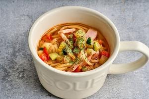 ミネストローネのパスタ