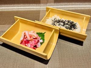 蟹のせネギトロスタイル 赤シャリ海鮮丼