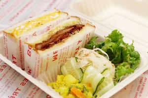 【人気No3】サンドイッチBox ハム&照り焼きチキン(約130g)