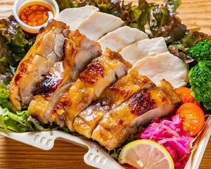 【肉1.5倍】相盛りチキンのサラダ【1.5ACS】