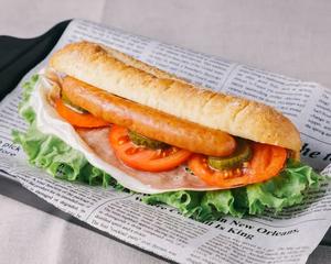 人気No.2 ダブルミートフレッシュ野菜サンド