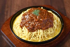 当店人気No.1  懐かしのミートソーススパゲッティ