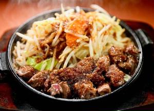 【1日5食限定】黒毛和牛切り落としステーキ＆野菜炒め