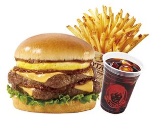 ウェンディーズ ・ファーストキッチン ロコモコバーガーダブルセット