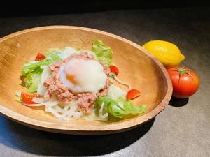ツナ温玉サラダ