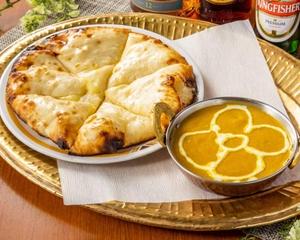 【3】チキンカレー＆チーズナンセット