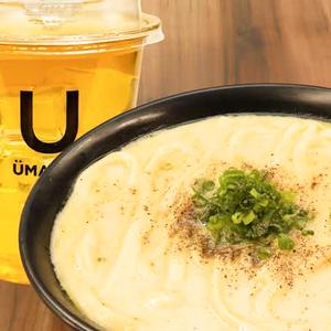 鶏白湯うどん ＆ 桂花蜜烏茶 セット Chicken bese UDON noodle ＆ Kimokusei Oolong