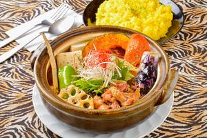 牛筋野菜カレー