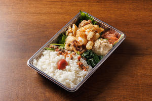 へしこゲソ天弁当