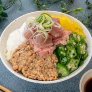 2種のマグロねばとろ丼