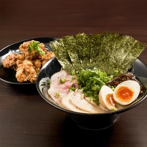 特製ラーメン+塩麹唐揚げセット