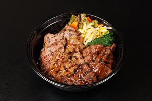 ロース・カルビ・ハラミ弁当