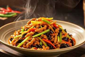 魚の味を出した豚肉の唐辛子炒め 香肉