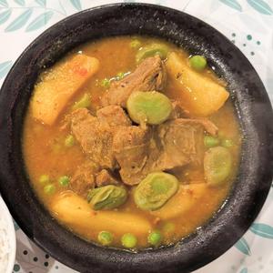 羊肉とプルーンのタジン