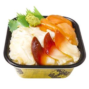 丼丸 おまかせ貝づくし丼 あさり、ホタテ、ほっきかい、あと1種
