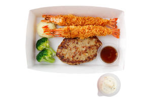 びっくりエビフライ＆ハンバーグS(単品)