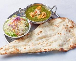 ほうれん草チキンカレー/Sag Chicken Curry Set