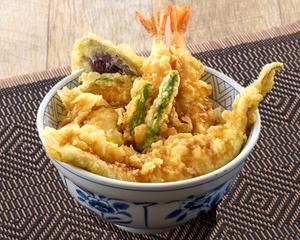 夢庵 活〆一本穴子天丼