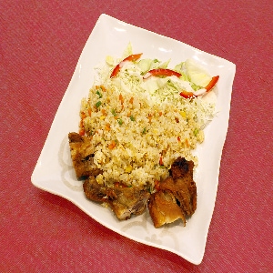 アフリカ風チャーハン Fried Rice&Chicken