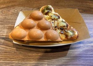 コンソメ生地+ジェノベーゼ+炙りチーズ