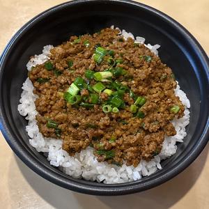ネギキーマカレーセット