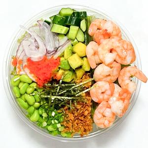 【低カロリーサラダ】 ポキサラダ(ボイルエビ) Poke salad (Boiled shrimp)