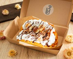 韓国ワッフル チョコバナナワッフル
