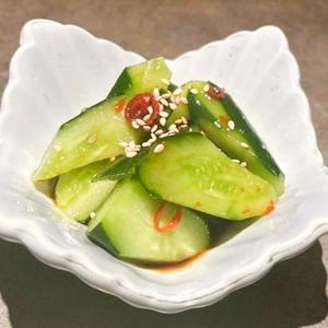 自家製中華風きゅうりのたたき