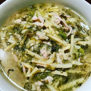 肉入り高菜ラーメン