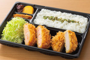 とんかつ新宿さぼてん エビかつ・ヒレ弁当