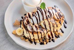 チョコバナナパンケーキ