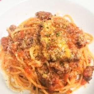 人気！自家製ボローニャ風ミートソース スパゲッティ
