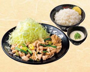 伝説のすた丼屋 塩すたみな焼き定食