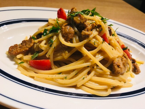Riccio Amore！！ たっぷりウニのペペロンチーノスパゲッティ
