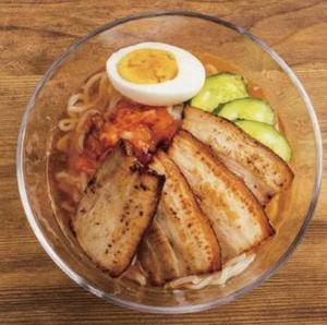 炙りチャーシュー冷麺 Cold Noodles tyashu regimen