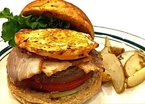 自家製ベーコンエッグバーガー Homemade Bacon＆Egg burger
