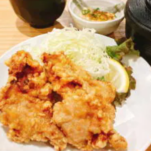 【王道】若鶏の唐揚げ定食(6個)