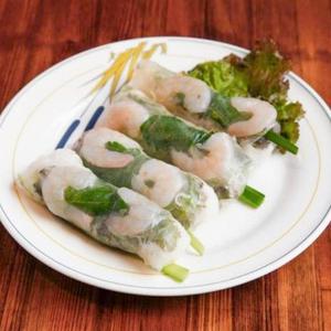 生春巻き4個 Fresh Spring Rolls 4p