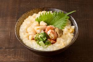 【おすすめ】小柱とエビの海鮮たまご粥 Kobashira ＆ Shrimp Egg Porridge