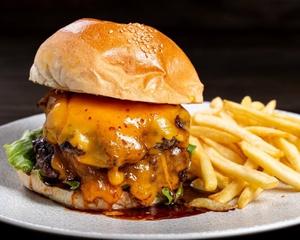 テリヤキダブルチーズバーガー DDOUBLE CHEESEBURGER