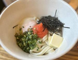 釜たま明太バターうどん