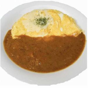 【大盛】チーズオムレツカレー Cheese Omelette curry