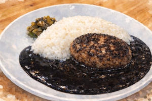 あぐーハンバーグ黒カレー