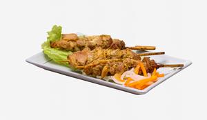 焼き鳥肉串(Grilled chicken skewers)