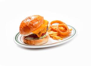 チーズエッグバーガー