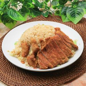 豚ロースの唐揚げチャーハン