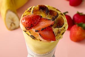 バナナ＆いちごの誘惑ブリュレ Banana ＆ Strawberry Temptation Brulee
