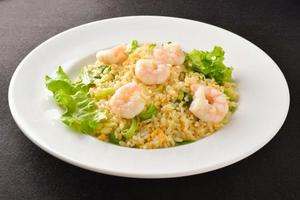 エビレタス炒飯 Shrimp and Lettuce Fried Rice